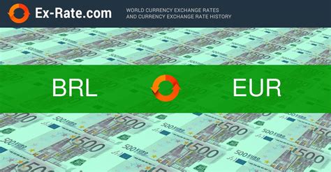 BRL para EUR .